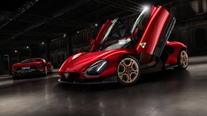 Alfa Romeo 33 Stradale, 2024, Sports car, 4K wallpaper