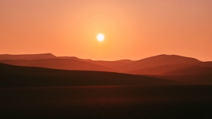 Mountains, Sunrise, Sunset, Sun, Nature, 4K wallpaper