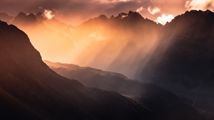 Mountains, Clouds, Fog, Nature, 4K wallpaper