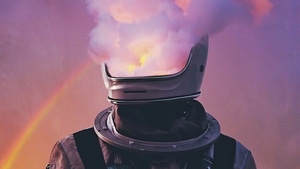 Astronaut, Artist, Artwork, Digital Art, Smoke, 4K wallpaper