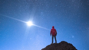 Hoodie, Photography, Stars, Space, 4K wallpaper