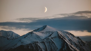 Mountains, Nature, Winter, 4K wallpaper