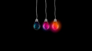 Bulb, Dark, Black, Minimalism, Minimalist, Artist, Artwork, Digital Art, 4K wallpaper