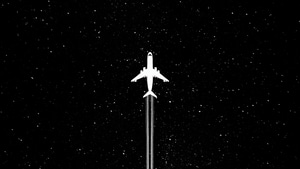 Plane, Dark, Black, Minimalism, Minimalist, Artist, Artwork, Digital Art, 4K wallpaper