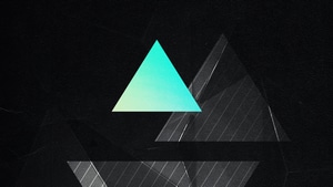 Triangle, Abstract, Dark, Black, 4K wallpaper