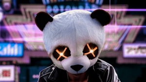 Panda, Mask, Artist, Artwork, Digital Art, 4K wallpaper