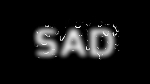 Sad, Dark, Black, Typography, 4K wallpaper