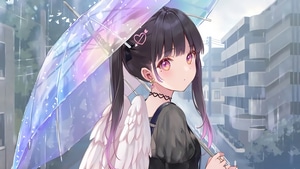 Anime Girl, Anime, Artist, Artwork, Digital Art, Umbrella, 4K wallpaper
