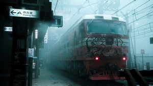 Train, Artist, Artwork, Digital Art, 4K wallpaper