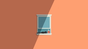Cat, Minimalism, Minimalist, Artist, Artwork, Digital Art, 4K wallpaper