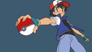 Ash Ketchum, Pokeball, Pokemon, 4K wallpaper
