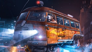 Scifi, Bus, Artist, Artwork, Digital Art, Behance, 4K wallpaper
