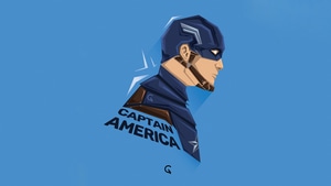 Captain America, Superheroes, Minimalism, Minimalist, Artist, Artwork, Digital Art, 4K wallpaper