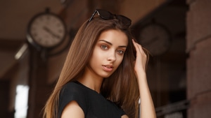 Brunette, Celebrities, Girls, Model, 4K wallpaper