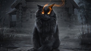 Cat, Animals, Artist, Artwork, Digital Art, 4K wallpaper