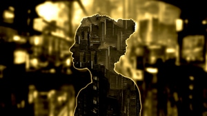 Silhouette, Artist, Artwork, Digital Art, 4K wallpaper