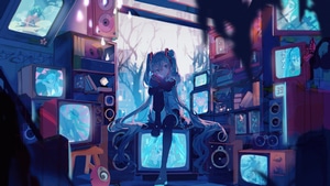 Hatsune Miku, Vocaloid, Anime, Anime Girl, Artist, Artwork, Digital Art, 4K wallpaper