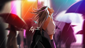 Rain, Artist, Artwork, Digital Art, Artstation, 4K wallpaper
