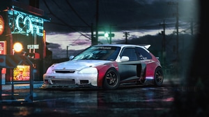 Cyberpunk, Scifi, Cars, Artist, Artwork, Digital Art, Artstation, 4K wallpaper