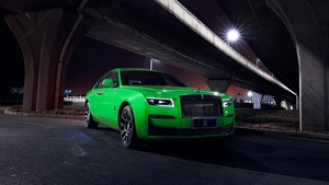 Rolls-Royce Black Badge Ghost, 2023, Luxury cars, 4K wallpaper