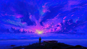 Alone, Boat, Artist, Artwork, Digital Art, Deviantart, 4K wallpaper