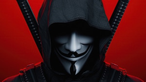 Anonymus, Ninja, Artist, Artwork, Digital Art, 4K wallpaper
