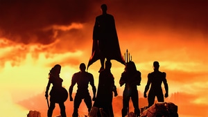 Justice League, 2021 Movies, Movies, Batman, Superman, Wonder Woman, Aquaman, Cyborg, Flash, Artstation, Silhouette, 4K wallpaper