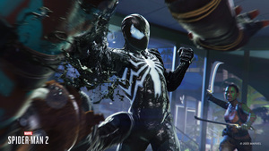 Symbiote, Gameplay, Marvels Spider-Man 2, 2023 Games, Spiderman, 4K wallpaper