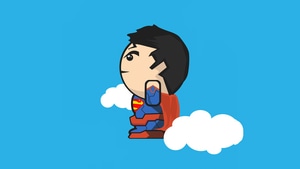 Superman, Superheroes, Minimalism, Minimalist, Artist, Artwork, Digital Art, Behance, 4K wallpaper