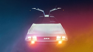 Delorean, Cars, Artist, Artwork, Digital Art, 4K wallpaper