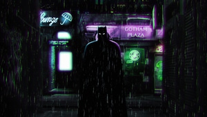 Batman, Superheroes, Neon, Artist, Artwork, Digital Art, Artstation, 4K wallpaper