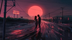 Love, Couple, Artist, Artwork, Digital Art, Artstation, 4K wallpaper