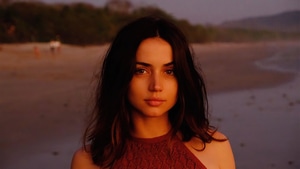 Ana De Armas, Celebrities, Girls, Beach, 4K wallpaper