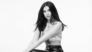 Dua Lipa, Music, Celebrities, Girls, Singer, Monochrome, Black And White, 4K wallpaper