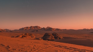 Sand, Sky, Nature, Stars, 4K wallpaper