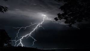 Lightning, Sky, Nature, 4K wallpaper