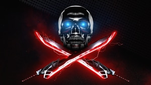 Skull, Sword, Artist, Artwork, Digital Art, 4K wallpaper