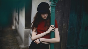 Girls, Hat, Model, 4K wallpaper