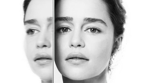 Emilia Clarke, Celebrities, Girls, Monochrome, Black And White, 4K wallpaper