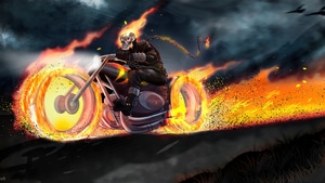 Ghost Rider, Superheroes, Artist, Artwork, Digital Art, Artstation, 4K wallpaper