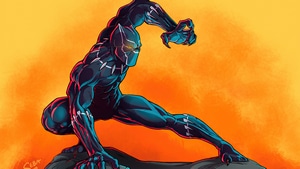 Black Panther, Superheroes, Artist, Artwork, Digital Art, Artstation, 4K wallpaper