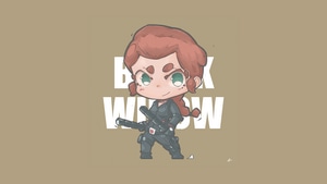 Black Widow, Superheroes, Minimalism, Minimalist, Artist, Artwork, Digital Art, Artstation, 4K wallpaper