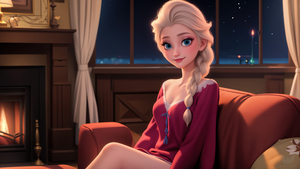 Frozen, Elsa, Disney Princess, AI art, 4K wallpaper