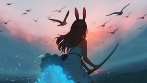 Anime Girl, Anime, Artist, Artwork, Digital Art, 4K wallpaper