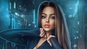 Scifi, Warrior, Fantasy Girls, Artist, Artwork, Digital Art, Artstation, 4K wallpaper
