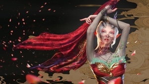 Fantasy Girls, Red Dress, Artist, Artwork, Digital Art, Artstation, 4K wallpaper