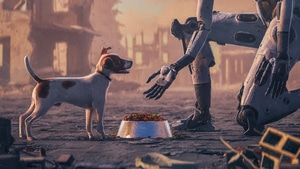 Robot, Dog, Artist, Artwork, Digital Art, 4K wallpaper
