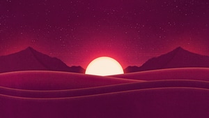 Sunrise, Sun, Artist, Artwork, Digital Art, 4K wallpaper