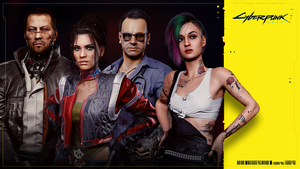 Cyberpunk 2077, Characters, Judy Alvarez, Panam Palmer, Viktor, 4K wallpaper