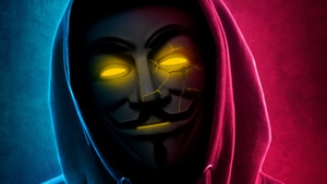 Anonymus, Mask, Hoodie, Artist, Artwork, Digital Art, 4K wallpaper